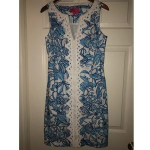 Lily Pulitzer Jubilee Blue Coronado Crab Dress